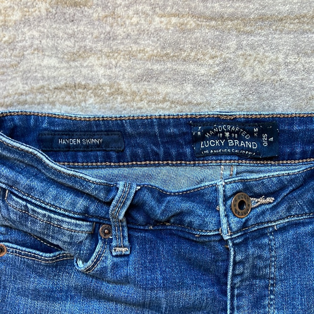 Lucky Brand Hayden Skinny Jeans 0/25 - Picture 2 of 3